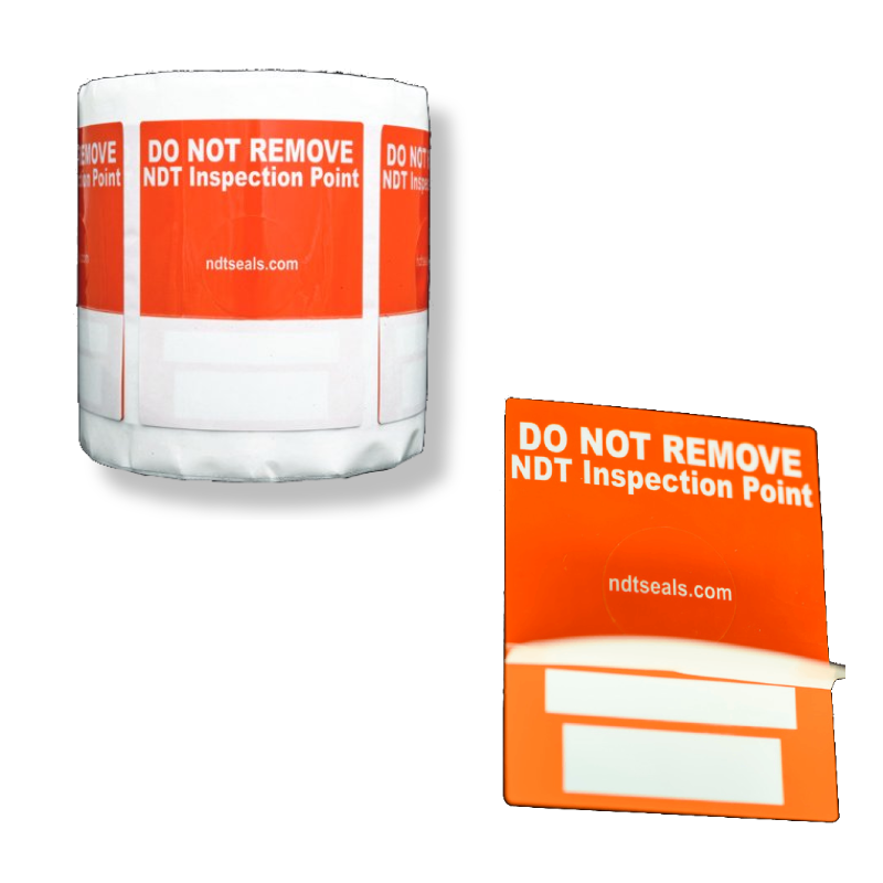 Operator Inspection Point Label LABEL A - NDT INSPECTION POINT LABEL (#PL1)