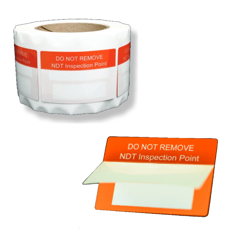 LABEL B - NDT INSPECTION POINT LABEL (#PL2)